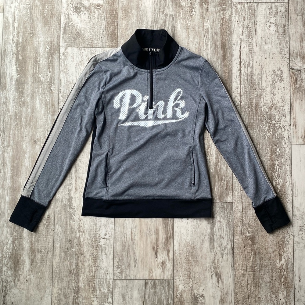 PINK Victoria Secret 3/4 Zip Pullover